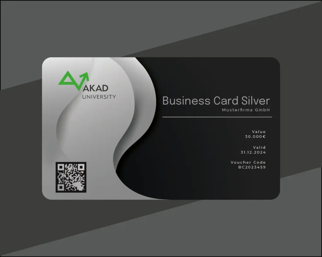 AKAD Business Card Silber